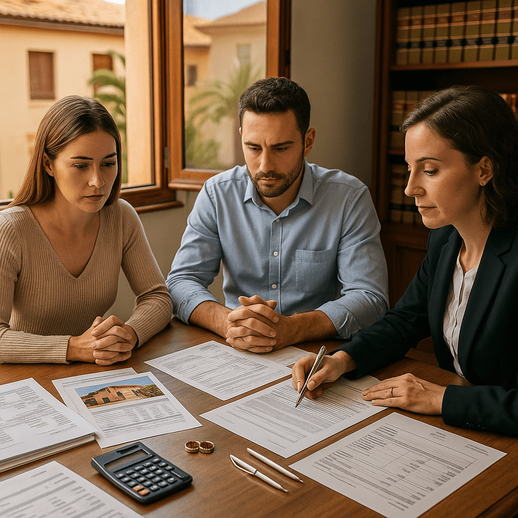 Clientes estresados mientras revisan su caso