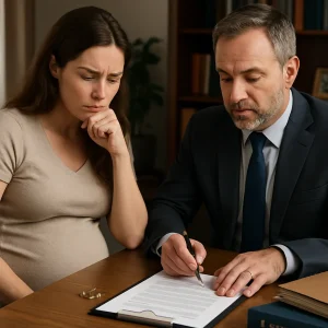 ¿Se puede solicitar divorcio estando embarazada?