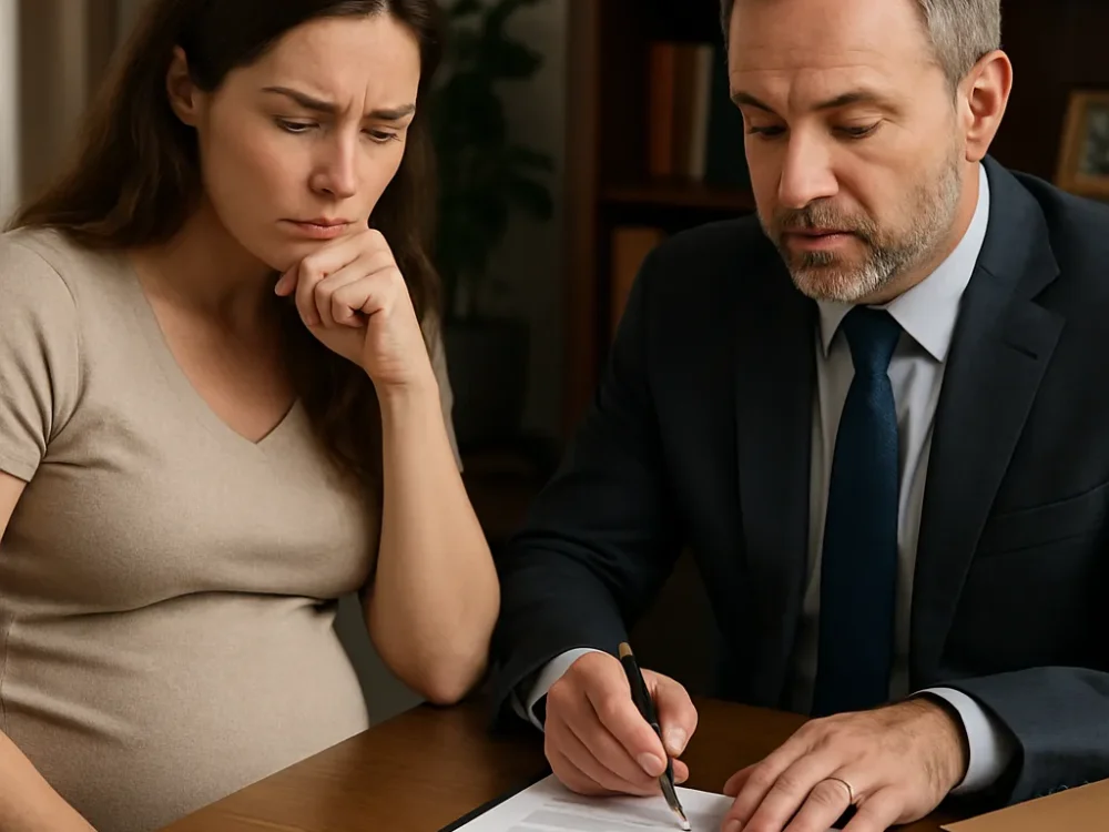 ¿Se puede solicitar divorcio estando embarazada?